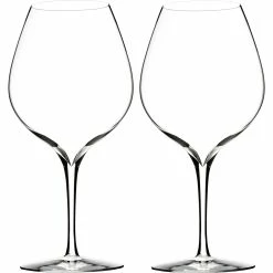 Discount ???? Waterford Elegance 2 Pc. Merlot Wine Glass Set ????