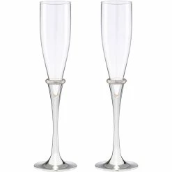 Cheapest ???? Lenox Devotion Crystal 2 Pc. Toasting Flute Set ????