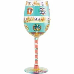 Wholesale ???? Lolita Wine Glass Flip Flop Days ????