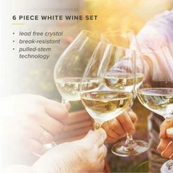 Promo ???? Table 12 White Wine Glasses 6 Pc. Set ???? -Luminarc Shop unnamed file 128