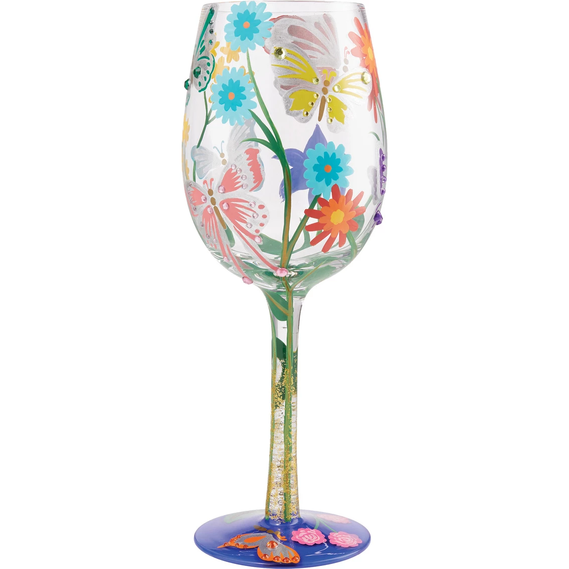 Best Sale ✨ Lolita Bejeweled Butterfly Wine Glass ???? 6 Best Sale ✨ Lolita Bejeweled Butterfly Wine Glass ???? - Image 4