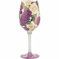 Outlet ???? Lolita Coming Up Roses Wine Glass ✨