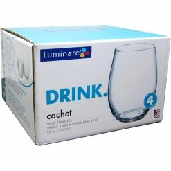 Promo ???? Arc International Luminarc Cachet Stemless Wine Glass 4 Pk. ✔️ -Luminarc Shop unnamed file 165