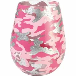 Best Pirce ✨ Lolita Stemless Wine Glass Pink Camo ????