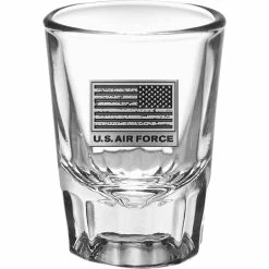 Outlet ???? Sparta Air Force Flag Crest Saloon Shot Glass ????