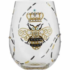 Best Sale ???? Lolita Queen Bee Stemless Wine Glass ❤️