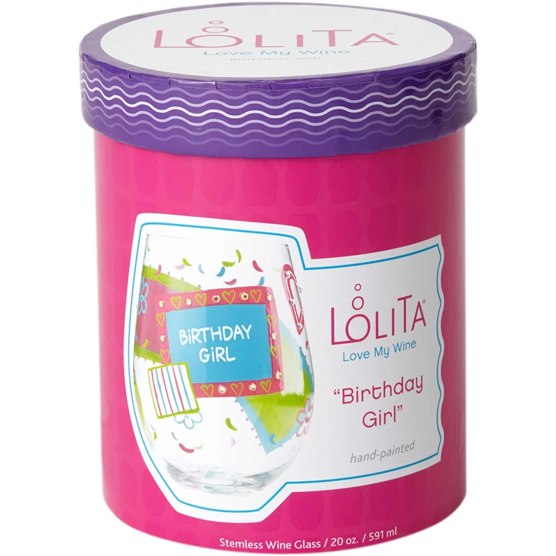 Cheapest ???? Lolita ???? Birthday Girl Stemless Wine Glass ???? 3 Cheapest ???? Lolita ???? Birthday Girl Stemless Wine Glass ????