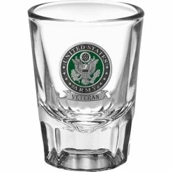 New ✔️ Sparta Army Veteran Crest Saloon Shot Glass ????