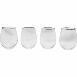 Best Sale ???? Gibson Home Imagination Stemless Wine Glass 4 Pc. Set, 18 Oz. ????