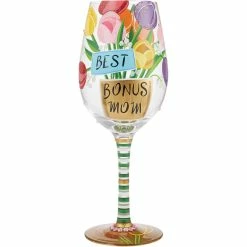 Discount ⌛ Lolita Best Bonus Mom Wine Glass ????