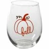 Best Sale ???? Gibson Home Harvest Pumpkin 18 Oz. Stemless Wine Glass ???? -Luminarc Shop unnamed file 27