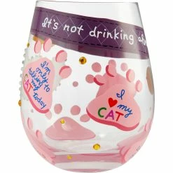 Hot Sale ???? Lolita Love My Cat Stemless Wine Glass ???? -Luminarc Shop unnamed file 273