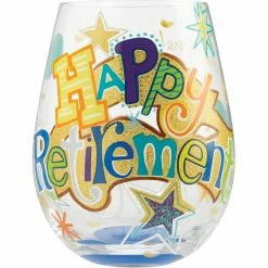 Flash Sale ✔️ Lolita Happy Retirement Stemless Wine Glass ????