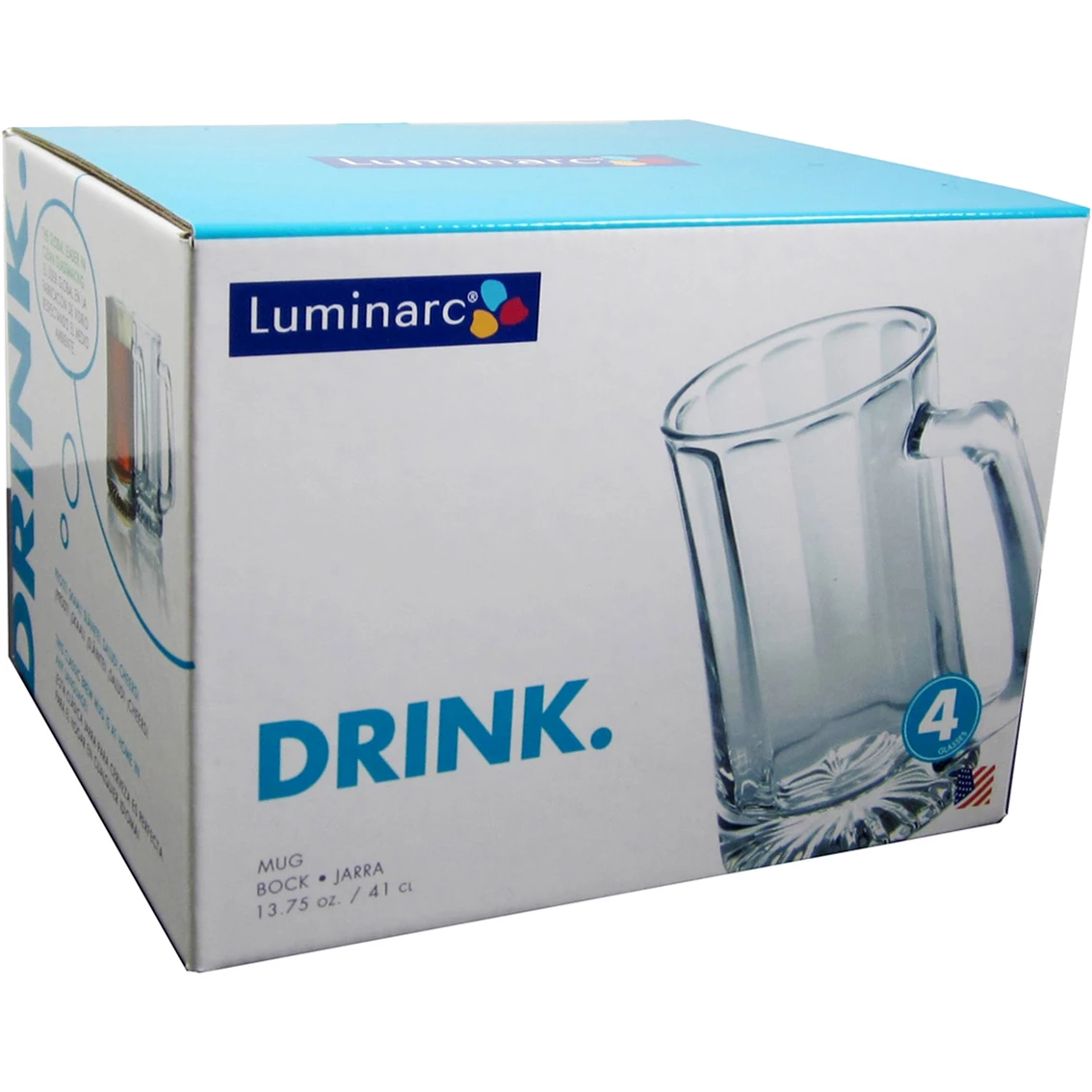 Promo ???? Arc International Luminarc 13.75 Oz. Laser Sport Mug 4 Pk. ???? 4 Promo ???? Arc International Luminarc 13.75 Oz. Laser Sport Mug 4 Pk. ???? - Image 2