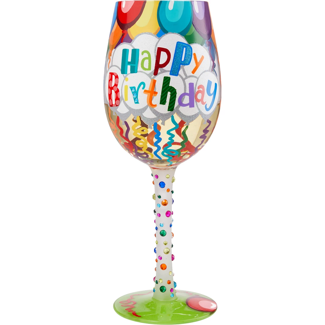 Hot Sale ???? Lolita ???? Birthday Streamers Wine Glass ???? 4 Hot Sale ???? Lolita ???? Birthday Streamers Wine Glass ???? - Image 2