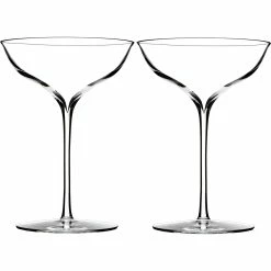 Cheap ???? Waterford Elegance 2 Pc. Champagne Coupe Glass Set ????