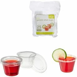 Flash Sale ???? True Party Jello Shot Cups With Lids 25 Pk. ????
