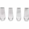 Discount ???? Gibson Home Imagination 9 Oz. Silver Rim Stemless Champagne Flute 4 Pc. Set ???? -Luminarc Shop unnamed file 35