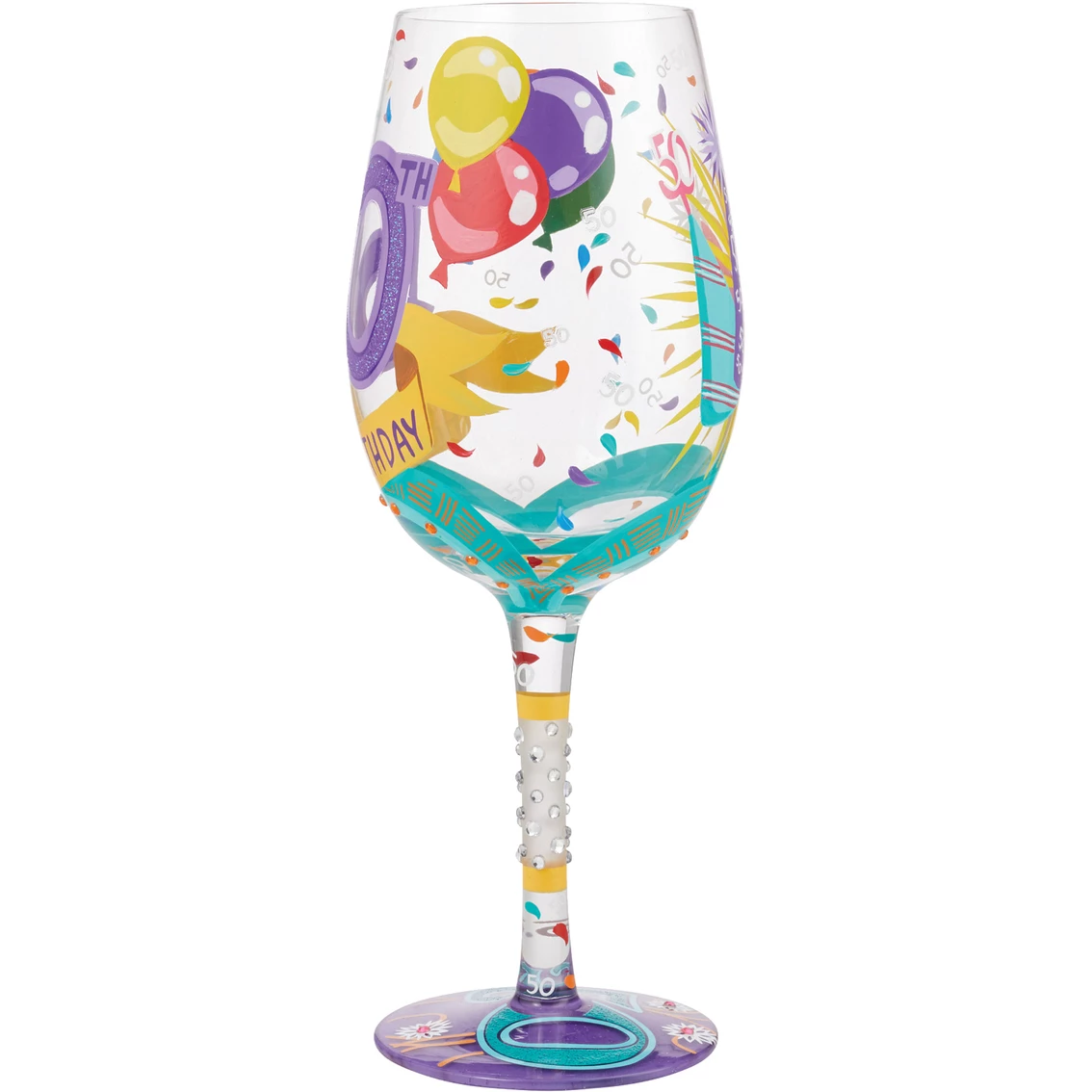 Cheap ???? Lolita Happy 50th ???? Birthday Wine Glass ???? 6 Cheap ???? Lolita Happy 50th ???? Birthday Wine Glass ???? - Image 4