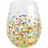 Promo ???? Lolita Confetti Stemless Wine Glass ????