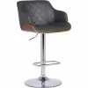 Cheap ???? Armen Living Toby Barstool In Black ???? Coated Finish With Gray Faux Leather ???? -Luminarc Shop unnamed file 394