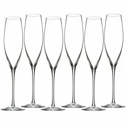 Discount ???? Waterford Elegance Classic Champagne Toasting Flute 6 Pc. Set ✔️
