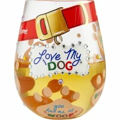 Top 10 ???? Lolita Stemless Wine Glass Love My ???? Dog ???? -Luminarc Shop unnamed file 53