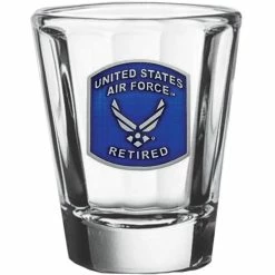 Budget ???? Sparta USAF Retired Distinction Shot Glass ????