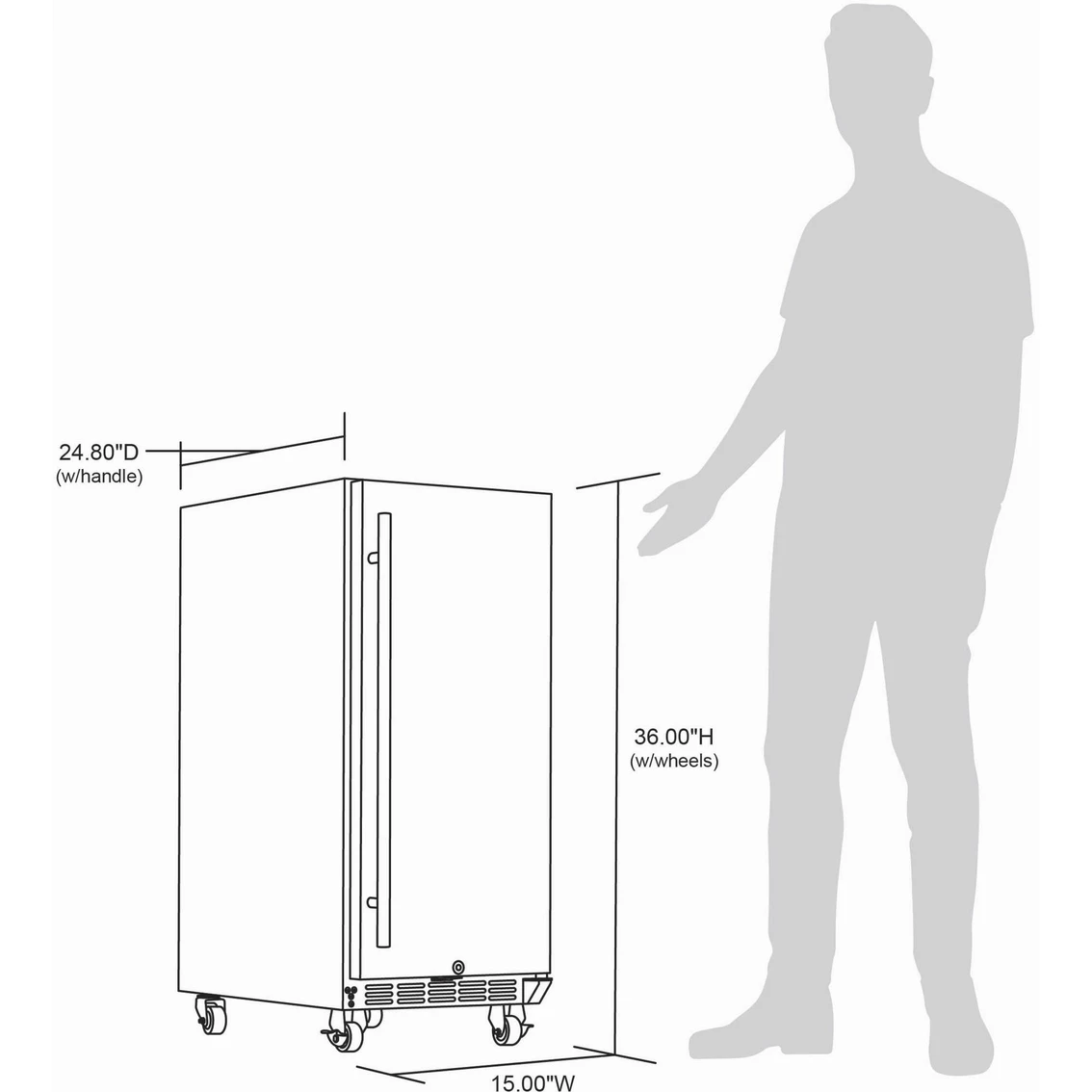 Best reviews of ???? New Air LLC NewAir 15 In. Built In 90 Can Outdoor Beverage Fridge ???? 6 Best reviews of ???? New Air LLC NewAir 15 In. Built In 90 Can Outdoor Beverage Fridge ???? - Image 4