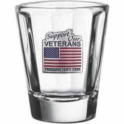 Outlet ???? Sparta Support Our Veterans Distinction Shot Glass ????