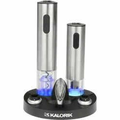 Brand new ???? Kalorik Stainless Steel Wine Lovers Set With Opener And Preserver ????