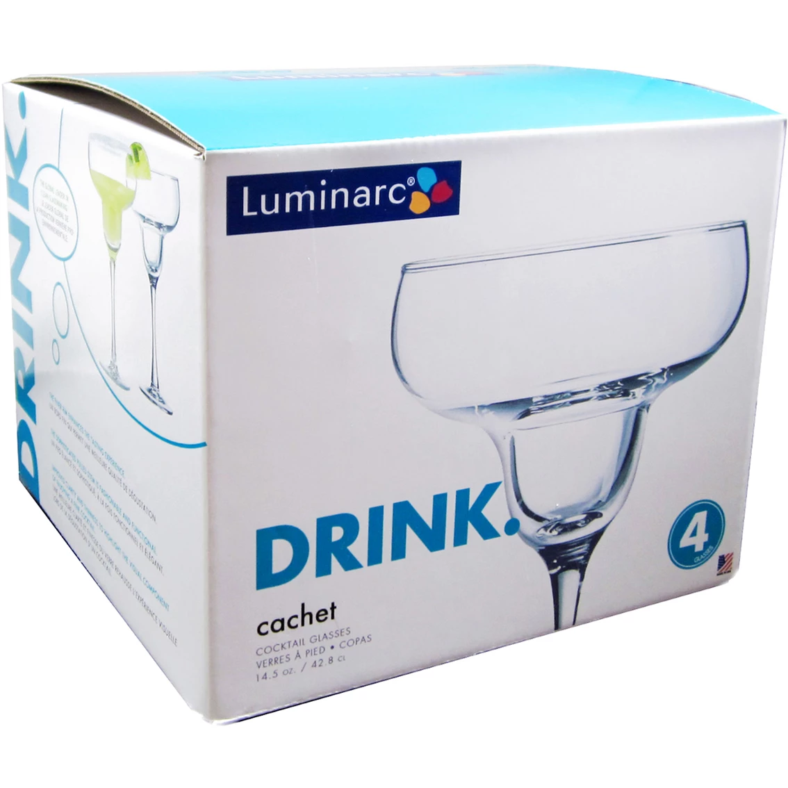 Discount ???? Arc International Luminarc Cachet Margarita Glass 4 Pk. ⭐ 5 Discount ???? Arc International Luminarc Cachet Margarita Glass 4 Pk. ⭐ - Image 3